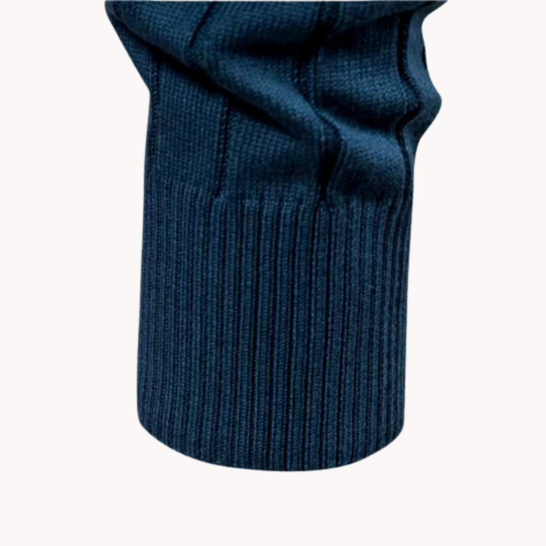 Herren Strickjacke mit Reißverschluss – Warme Übergangsjacke im klassischen Stil