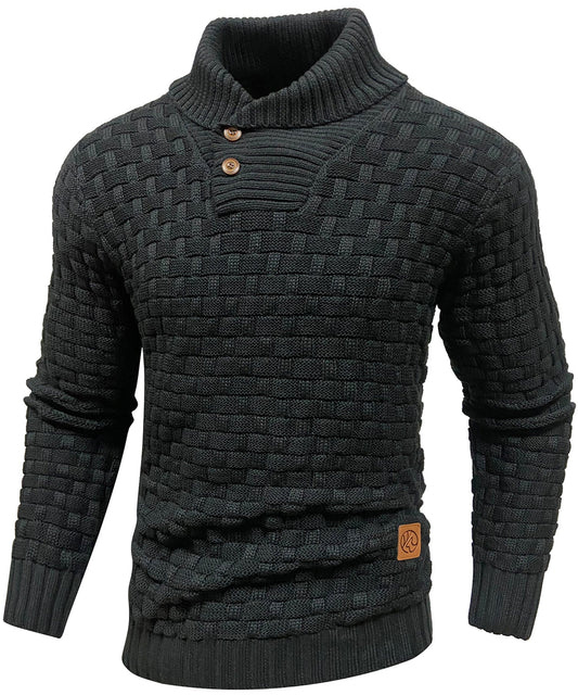 Herren Strickpullover mit Kragen – Warm & Stilvoll