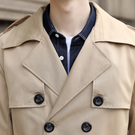Herren Trenchcoat – Klassischer Old Money Stil