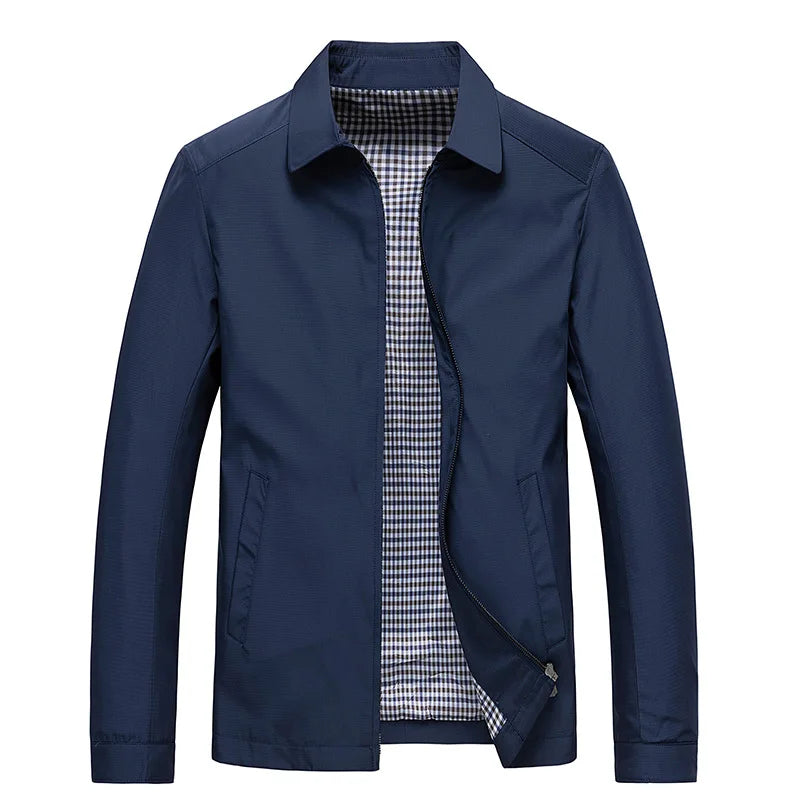 Herren Übergangsjacke Dünn – Stylische Jacke aus Baumwolle & Polyester