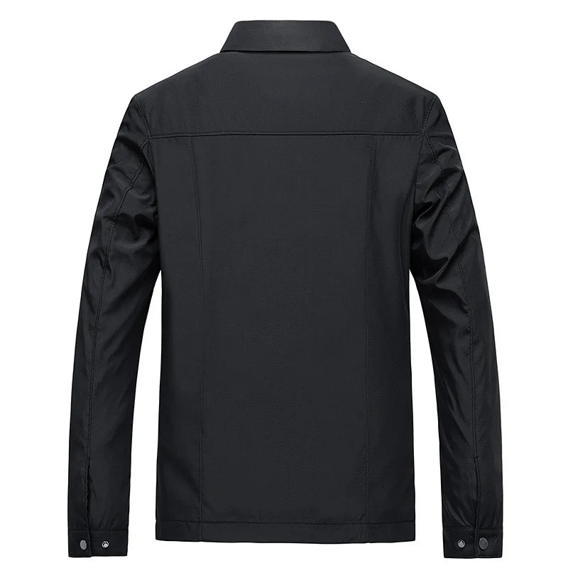 Herren Übergangsjacke Dünn – Stylische Jacke aus Baumwolle & Polyester