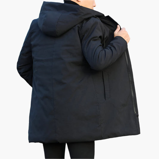 Men's transitional jacket with hood – windproof and waterproof