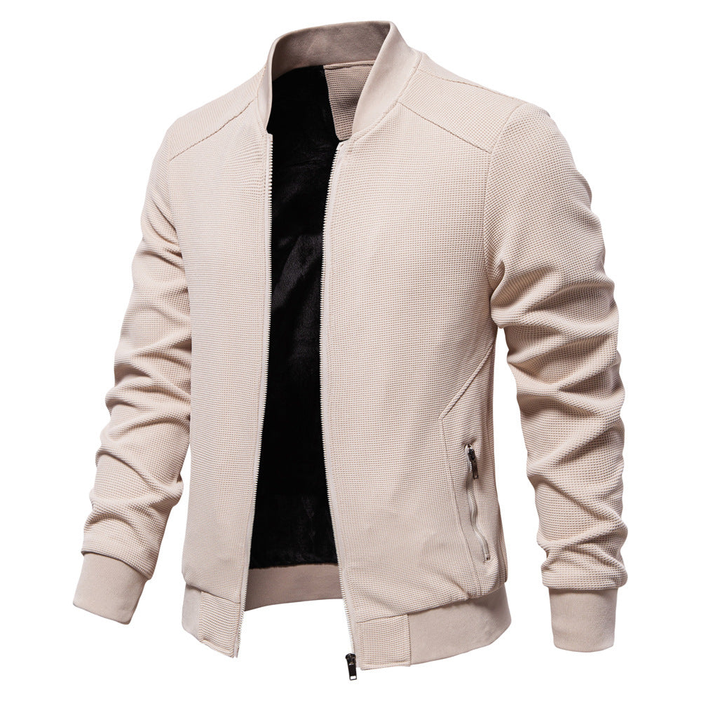 Herren Übergangsjacke mit Reißverschluss – Bequeme Herbst & Winterjacke