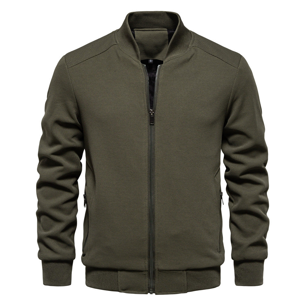 Herren Übergangsjacke mit Reißverschluss – Bequeme Herbst & Winterjacke