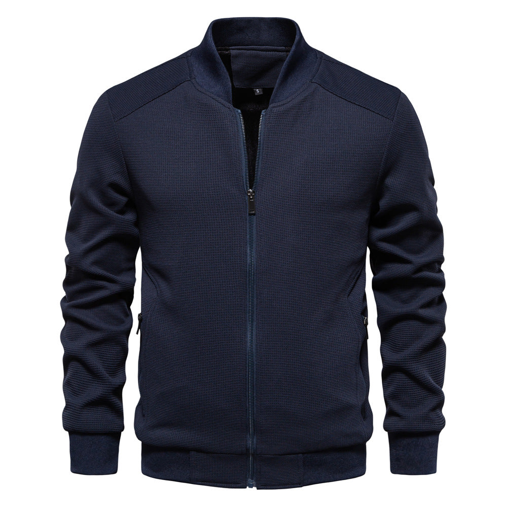 Herren Übergangsjacke mit Reißverschluss – Bequeme Herbst & Winterjacke