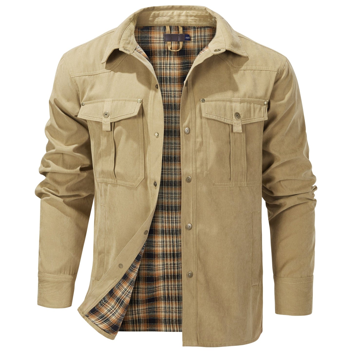 Herren warme Flanelljacke – Weich, Bequem & Alltagstauglich