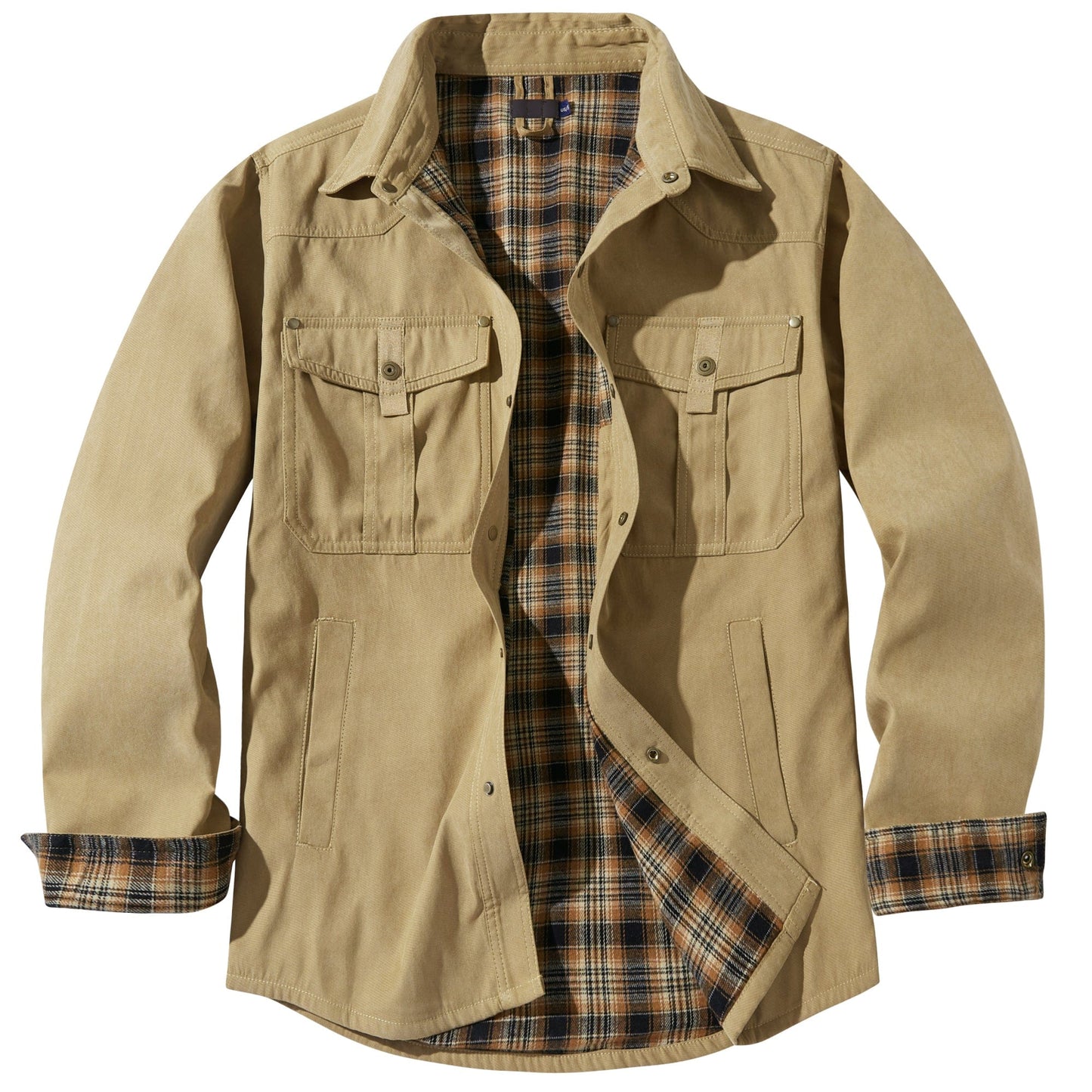 Herren warme Flanelljacke – Weich, Bequem & Alltagstauglich