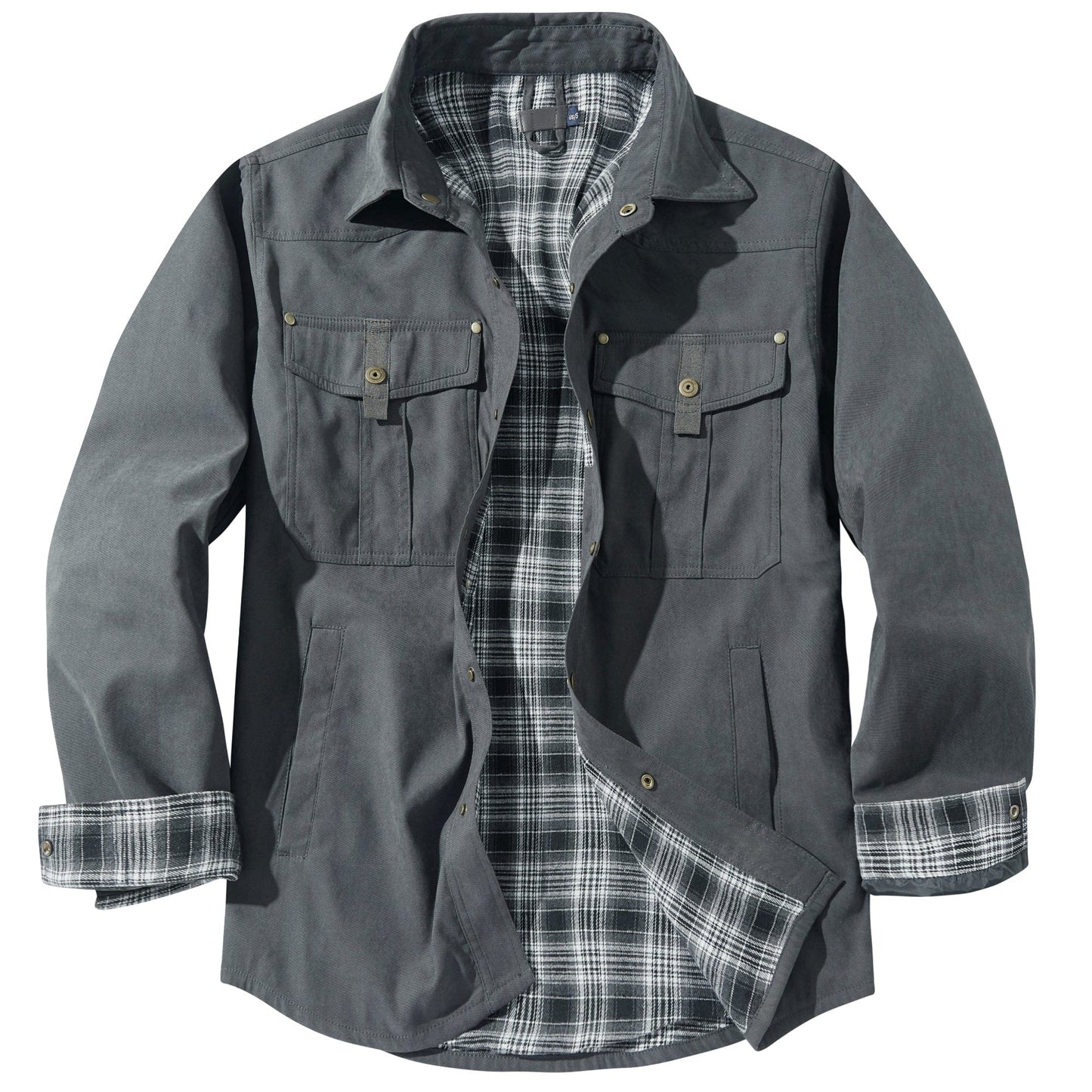 Herren warme Flanelljacke – Weich, Bequem & Alltagstauglich