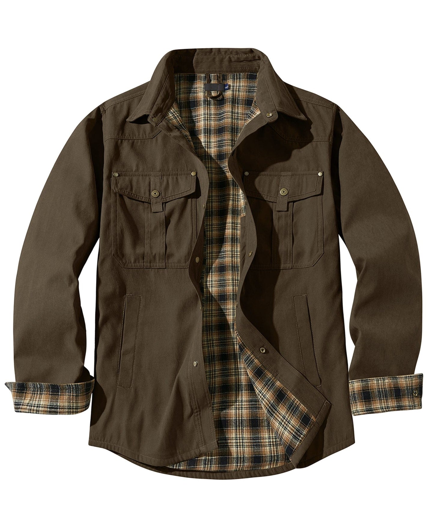 Herren warme Flanelljacke – Weich, Bequem & Alltagstauglich