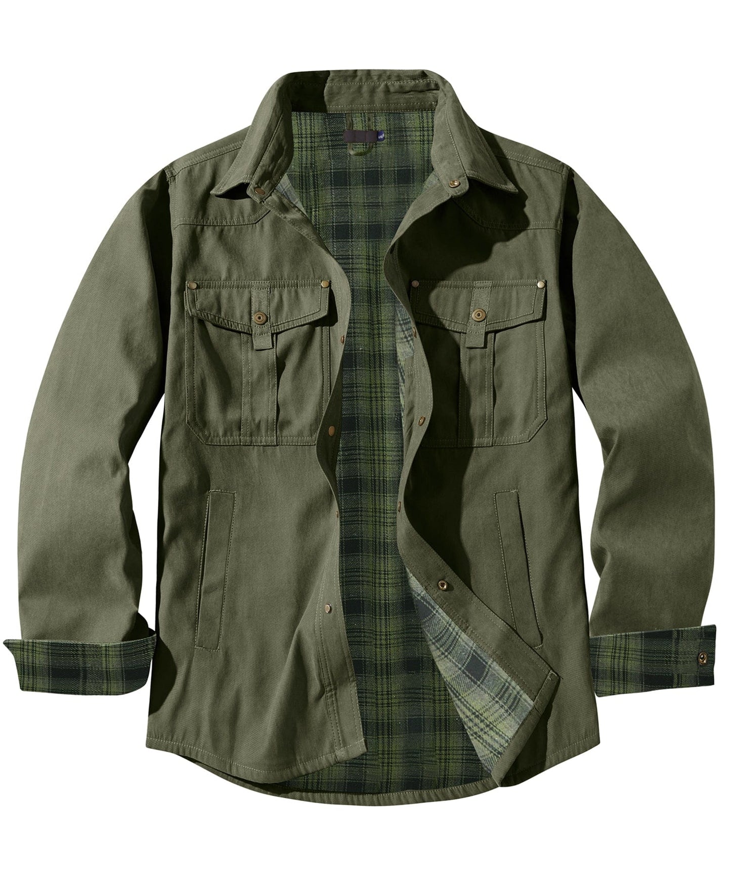 Herren warme Flanelljacke – Weich, Bequem & Alltagstauglich