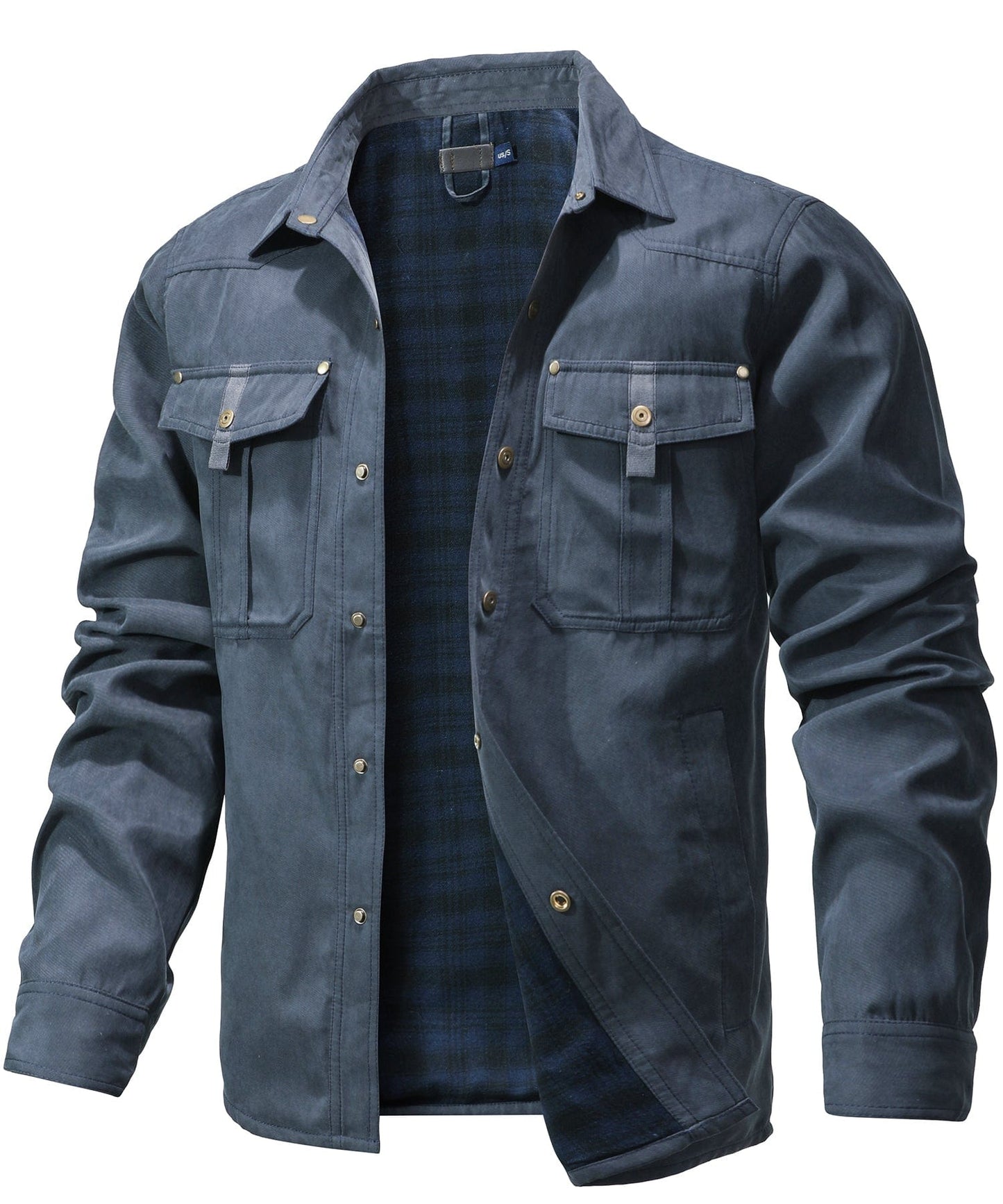 Herren warme Flanelljacke – Weich, Bequem & Alltagstauglich