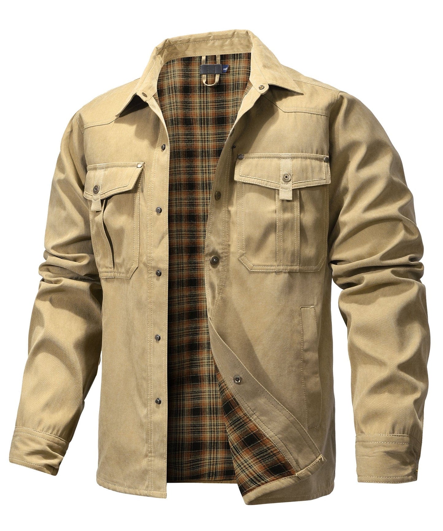 Herren warme Flanelljacke – Weich, Bequem & Alltagstauglich