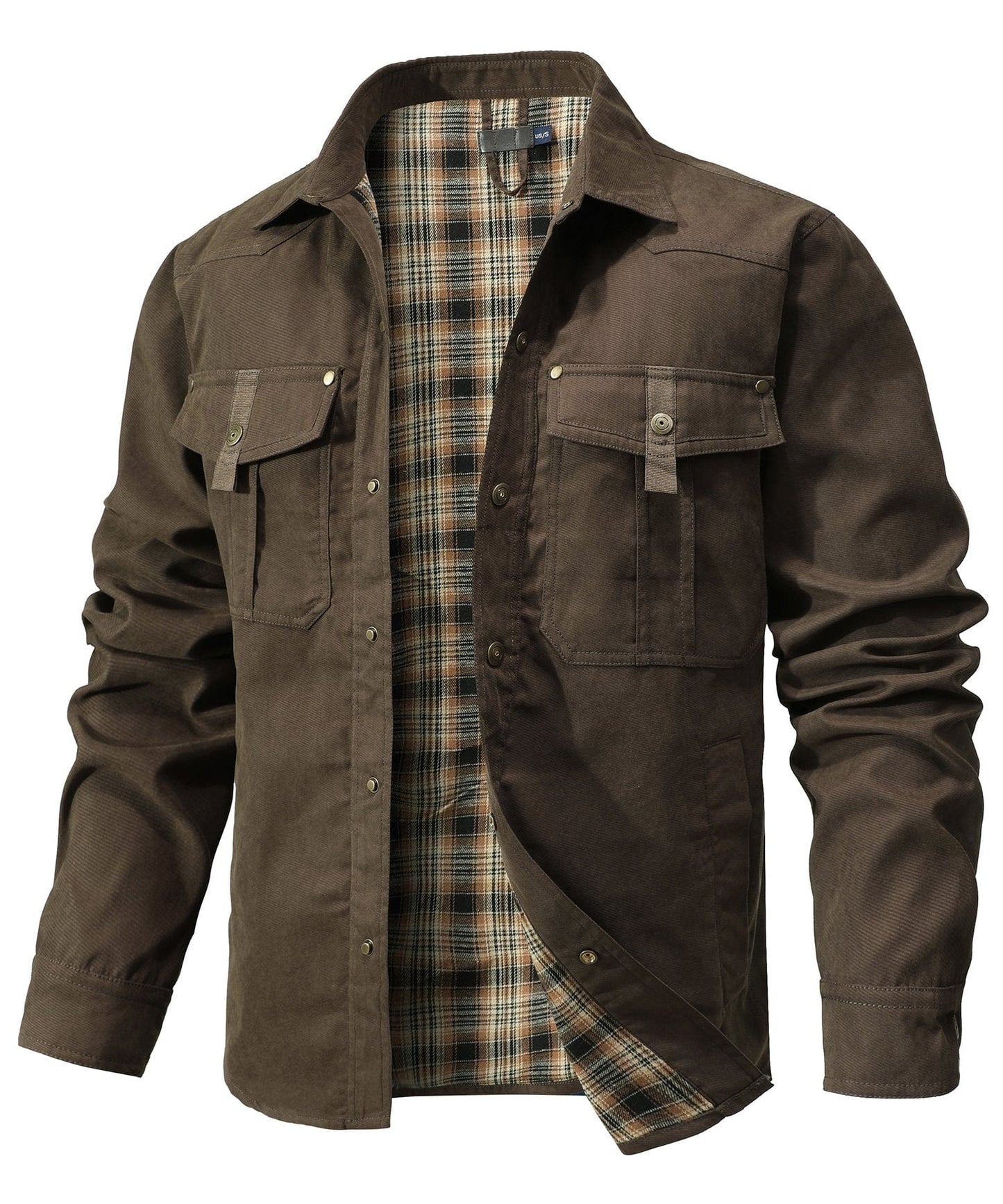Herren warme Flanelljacke – Weich, Bequem & Alltagstauglich