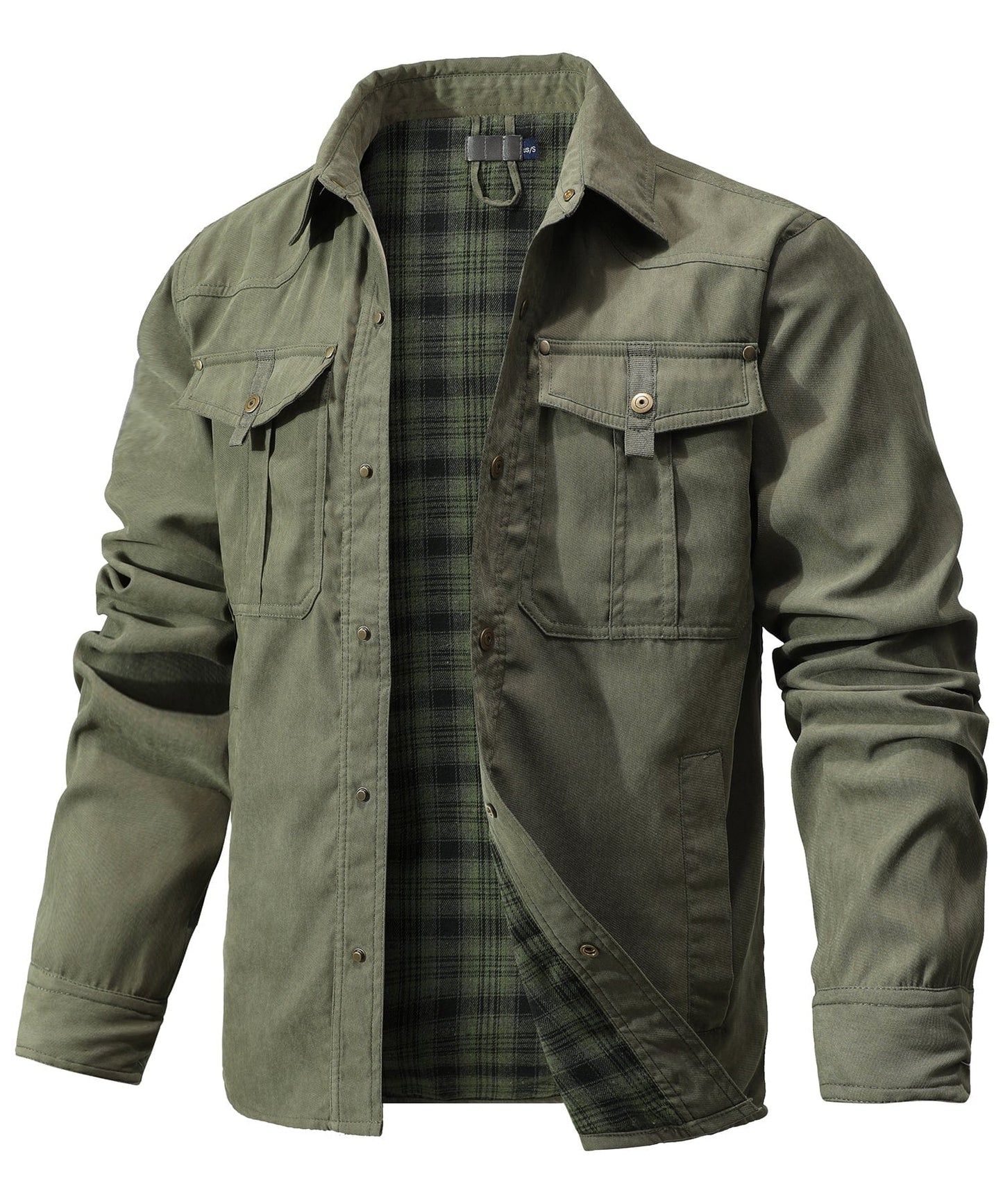 Herren warme Flanelljacke – Weich, Bequem & Alltagstauglich