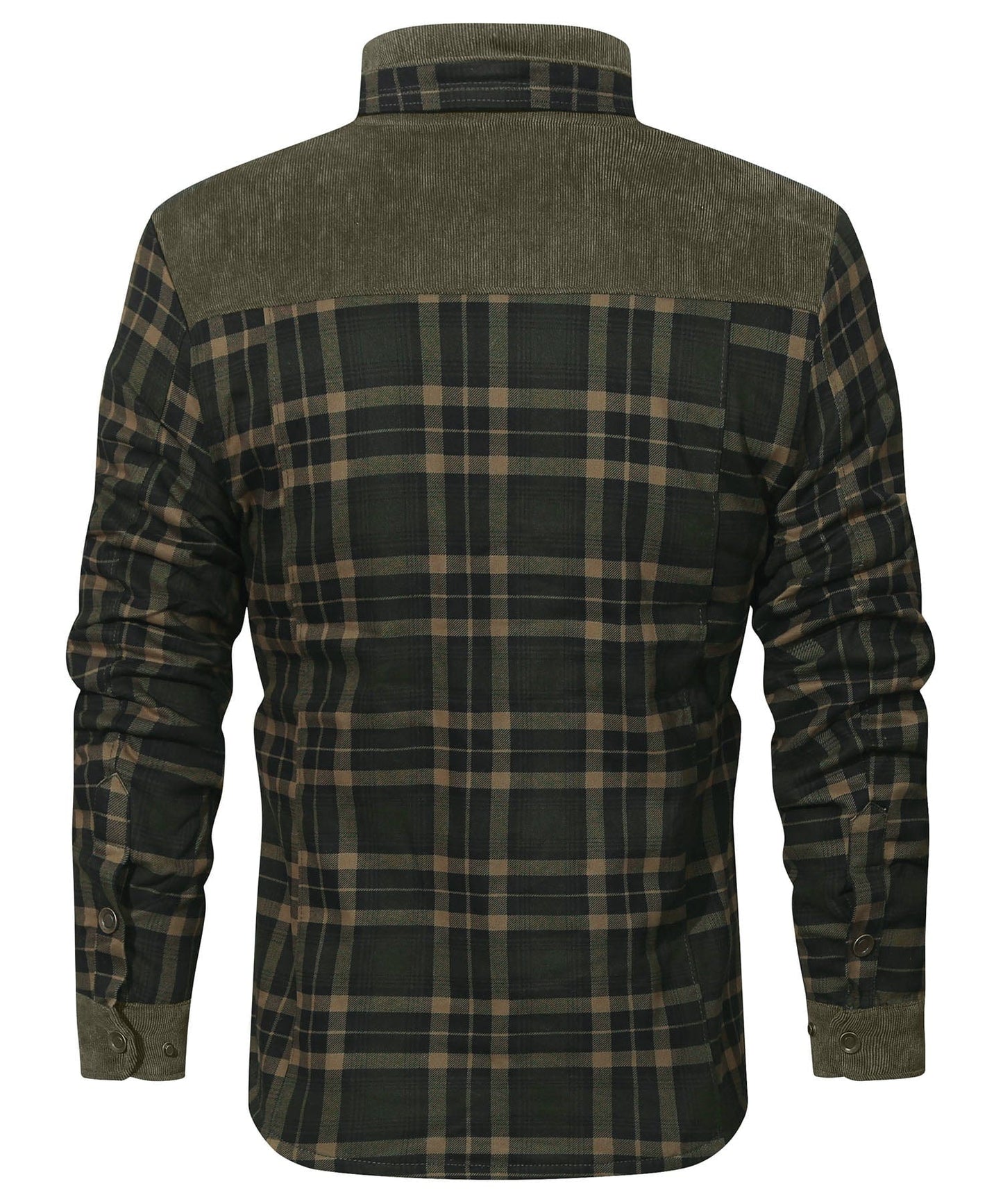 Herren warme Jacke mit Fellfutter – Bequem & Wintertauglich