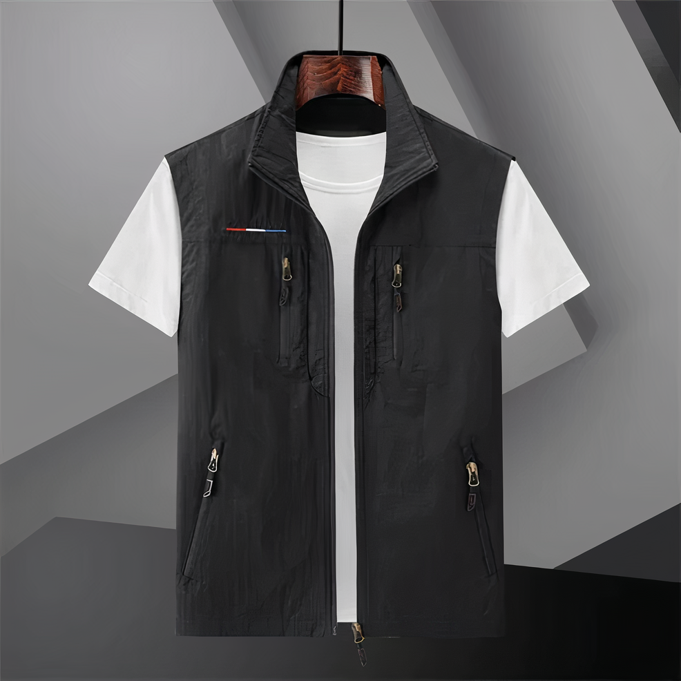 Men's Vest – Multi-pocket Design & Quick-drying