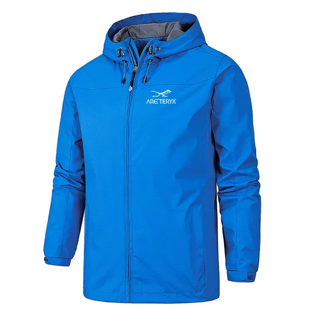Herren Windbreaker mit Kapuze – Leicht, Wasserabweisend, Reißverschluss