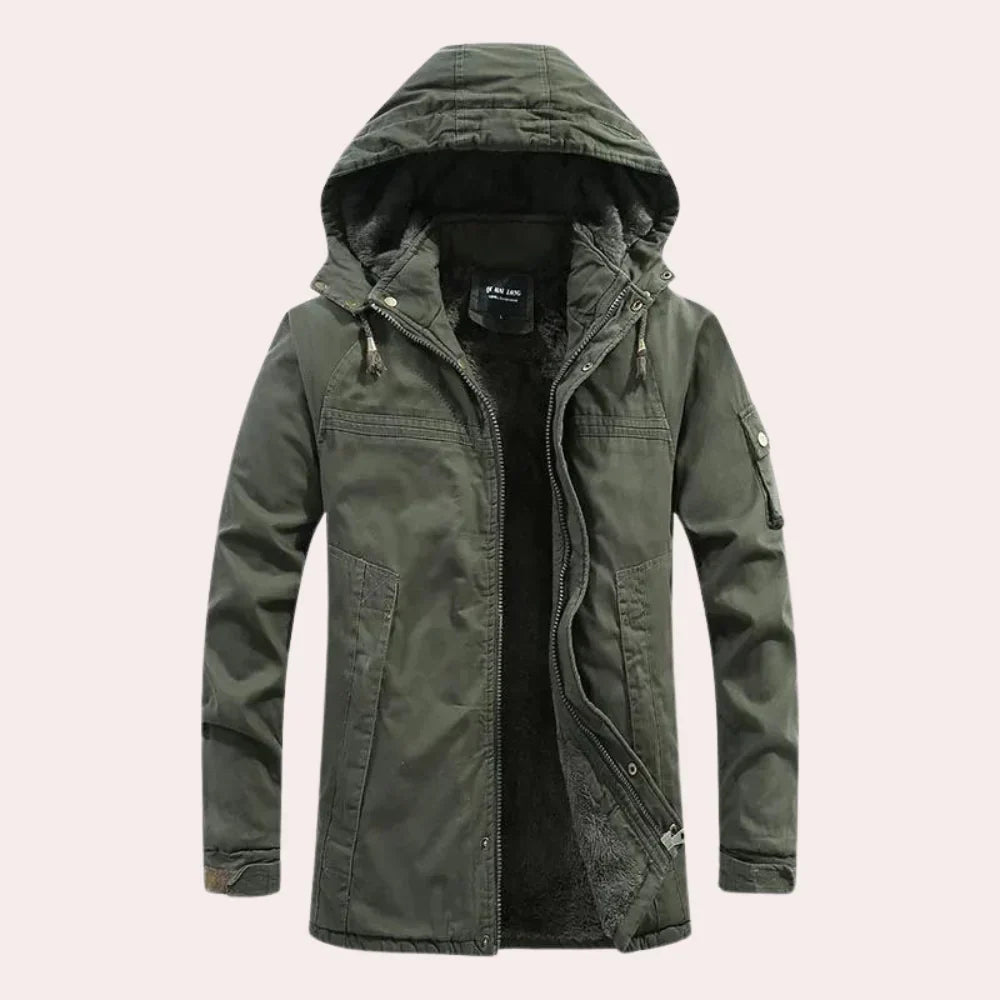 Herren Winterjacke mit Kapuze – Stylisch & Warm für kalte Tage