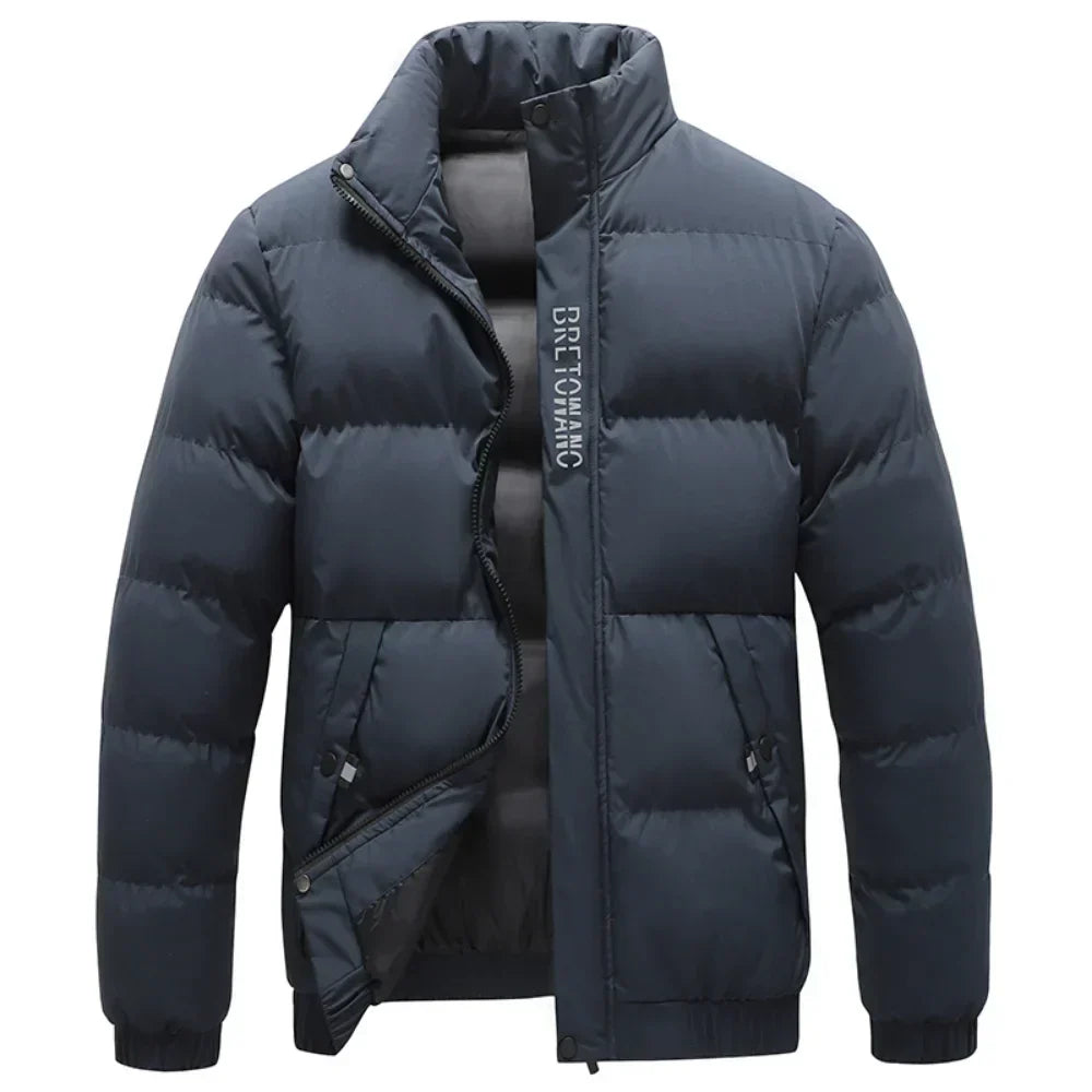 Herren Winterjacke Wasserabweisend – Mit Kragen & Klassischem Design
