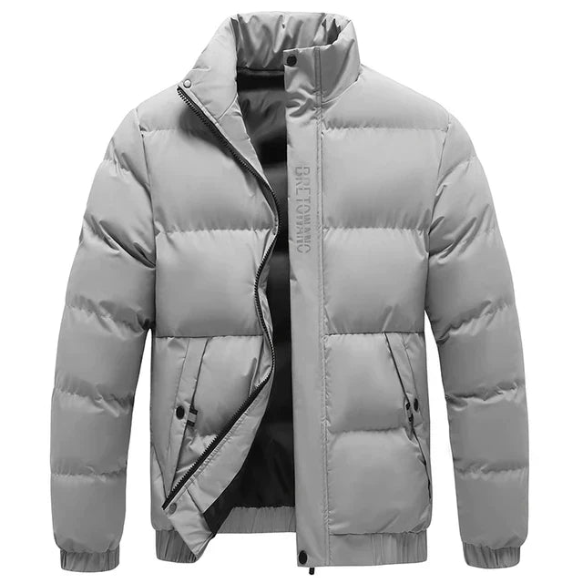 Herren Winterjacke Wasserabweisend – Mit Kragen & Klassischem Design