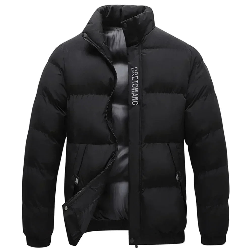 Herren Winterjacke Wasserabweisend – Mit Kragen & Klassischem Design