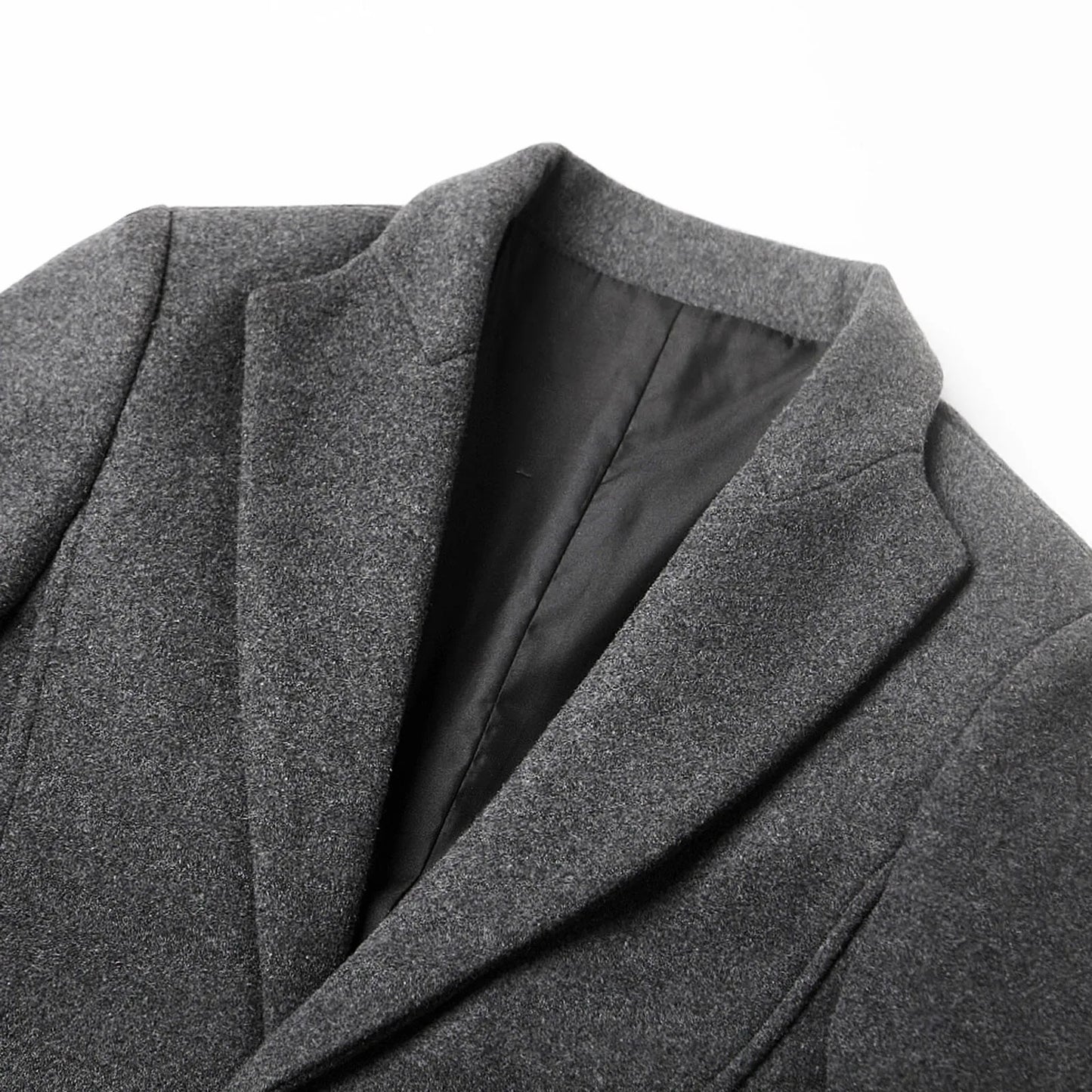 Herren Wollmantel Klassisch – Warmer Wintermantel im eleganten Design