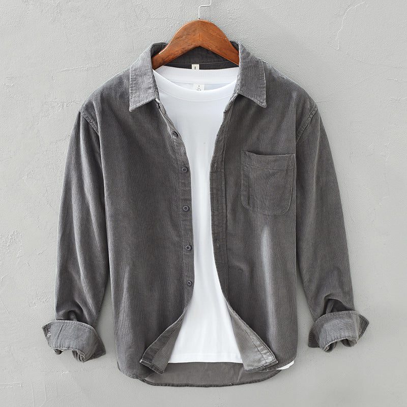 Johannes | Retro Men's Cord Shirt | Elegant, versatile & comfortable
