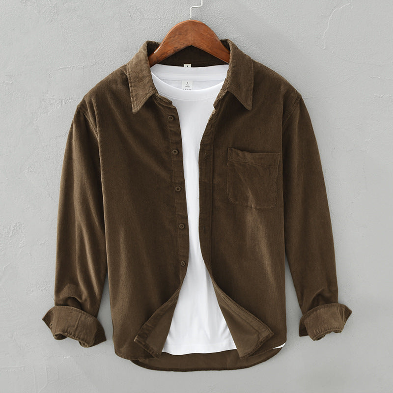 Johannes | Retro Men's Cord Shirt | Elegant, versatile & comfortable