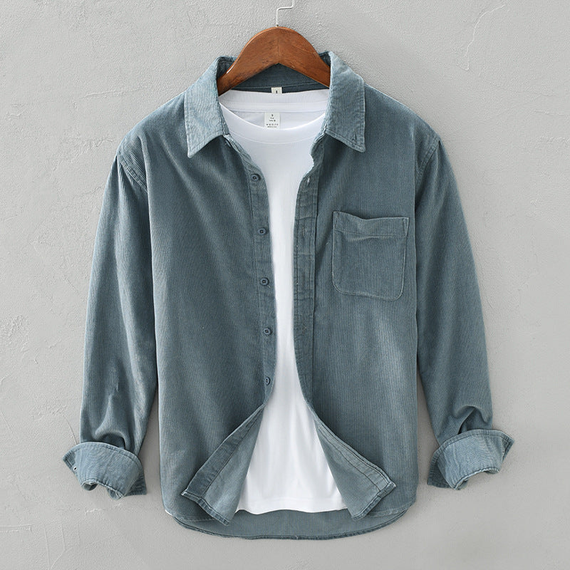 Johannes | Retro Men's Cord Shirt | Elegant, versatile & comfortable