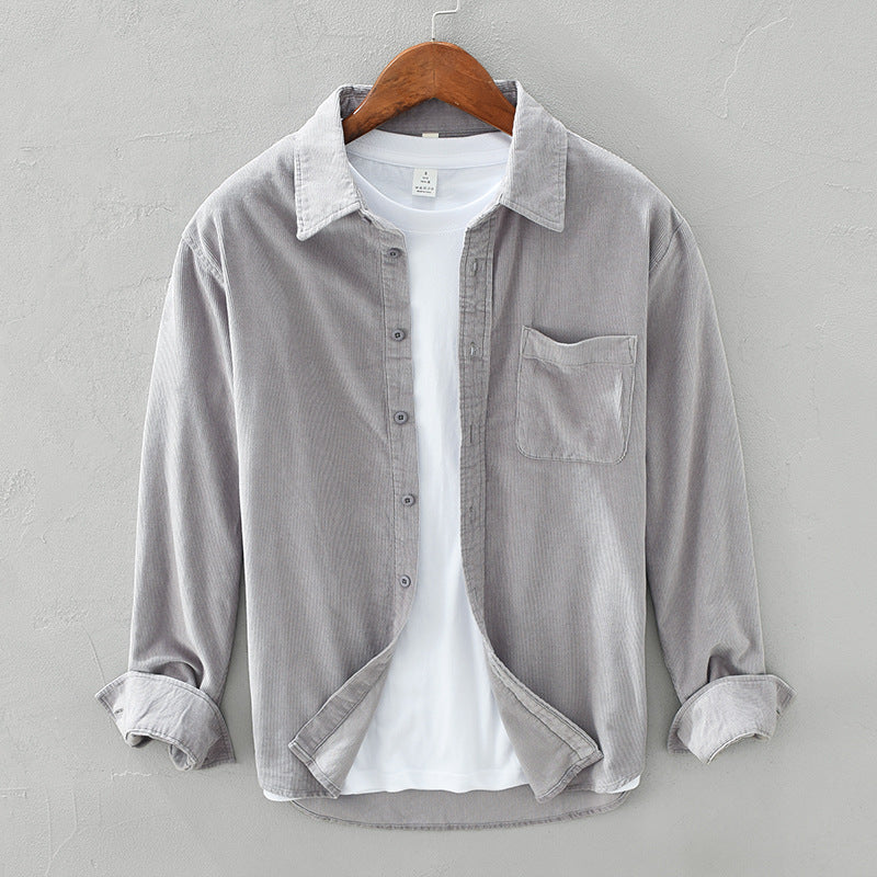 Johannes | Retro Men's Cord Shirt | Elegant, versatile & comfortable