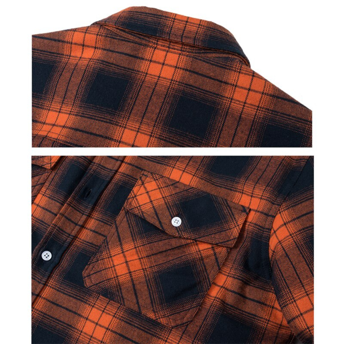 Karo Jacke Herren – Button-Up Übergangsjacke für Freizeit & Alltag