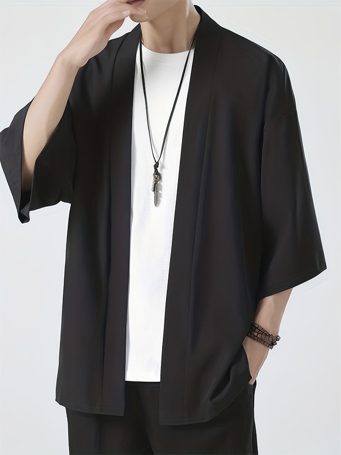Kenji | Herren-Kimono im japanischen Stil | Elegant, vielseitig & komfortabel