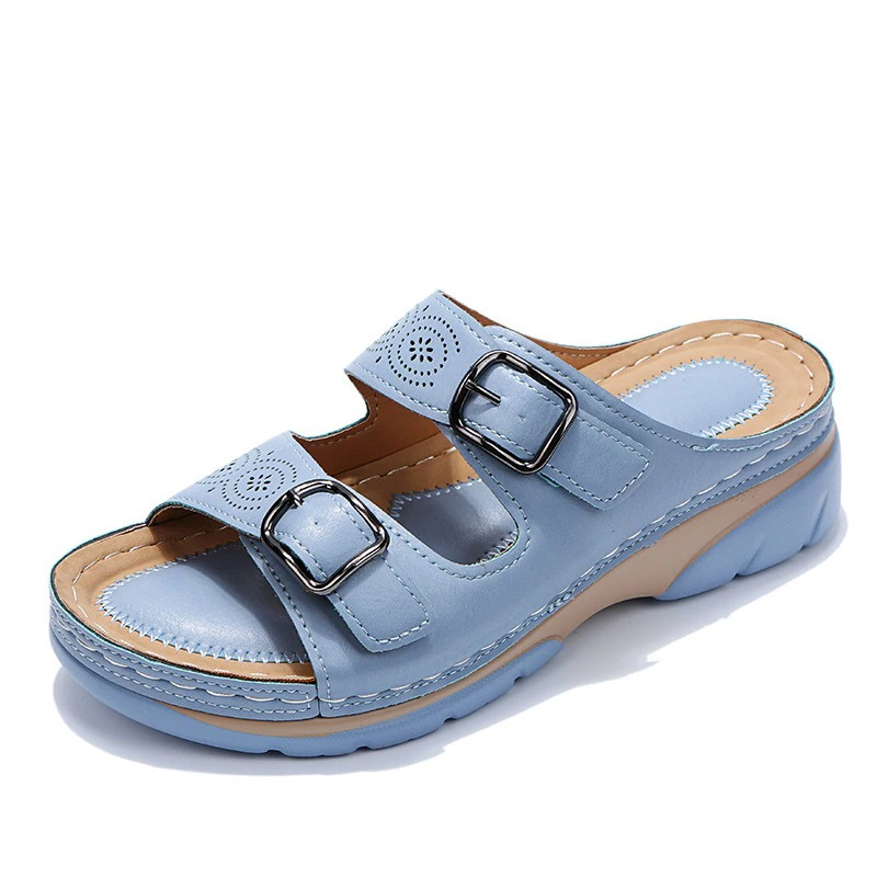 Lyla Orthopädische Ledersandalen | Bequeme Sandalen für Den Sommer