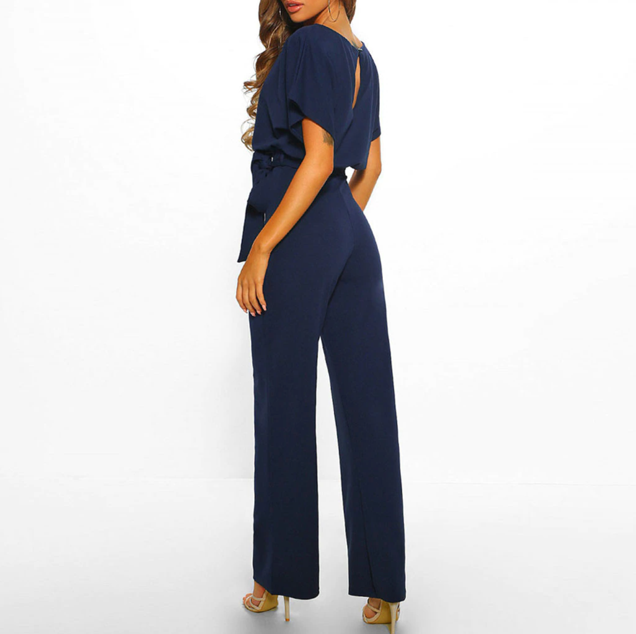Monika | Casual Women's Jumpsuit with Belt | Stylish, Comfortable & Versatile