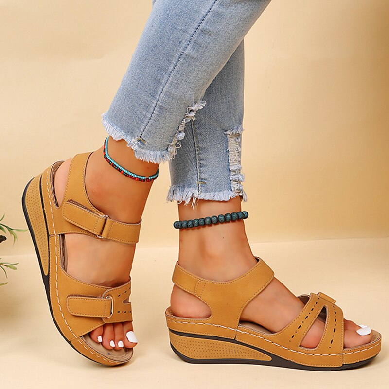 Orthopädische Damen Sandalen | Komfortable Sommerschuhe mit rutschfester Sohle
