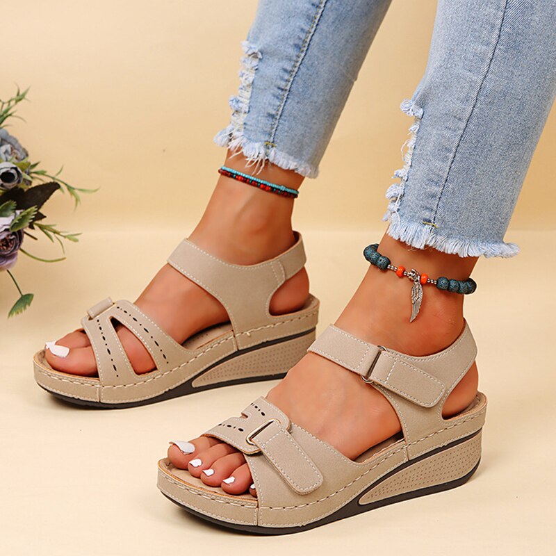 Orthopädische Damen Sandalen | Komfortable Sommerschuhe mit rutschfester Sohle