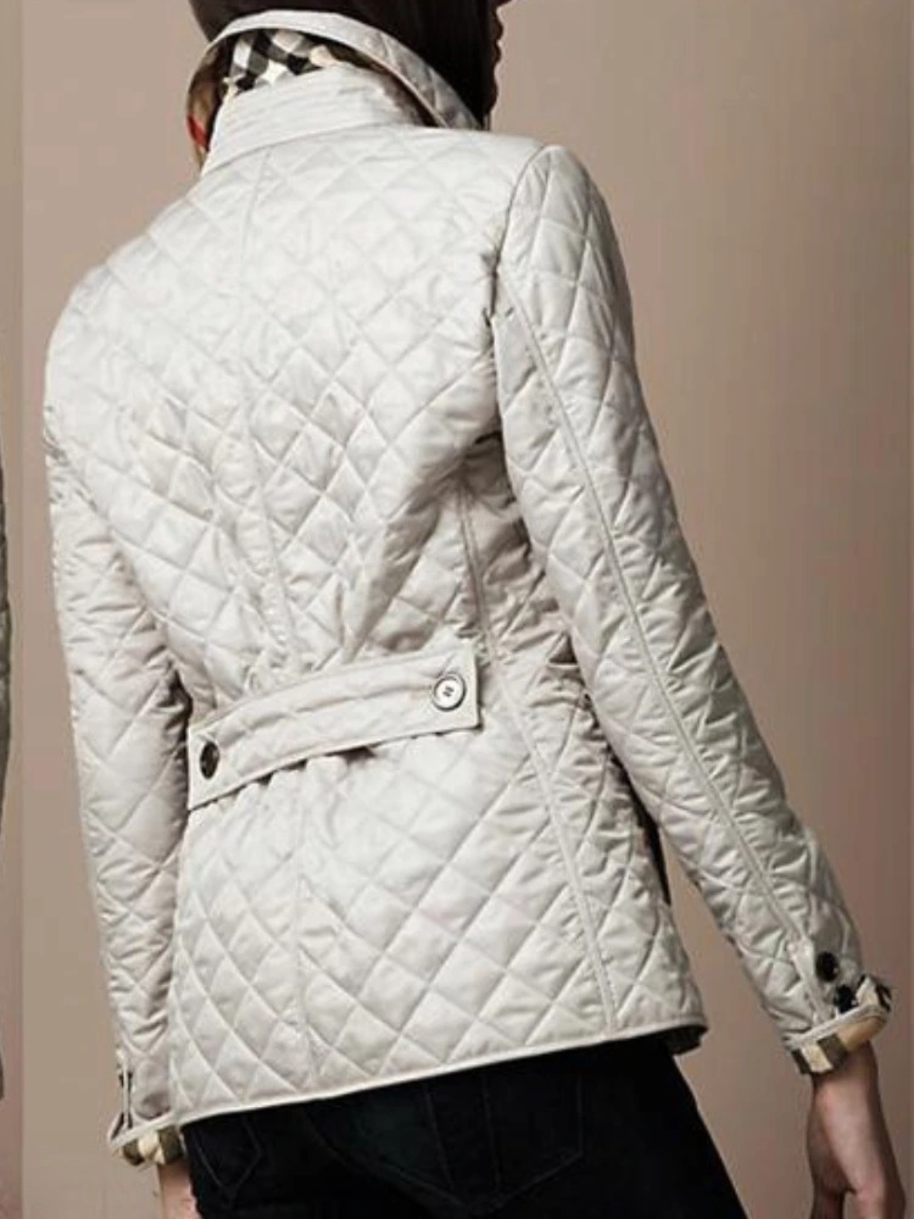 Steppjacke Damen – Freizeitjacke mit Umlegekragen für Übergang