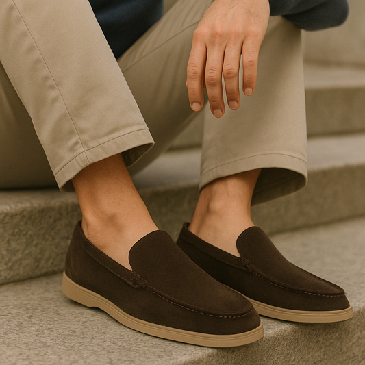 Herren-Loafer aus Leder mit Vintage-Charme – Stilvoller Komfort für jeden Anlass