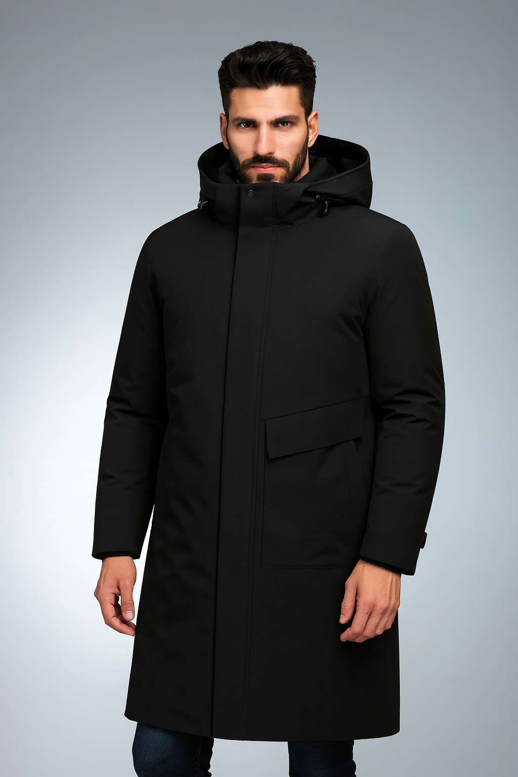 Herren Parka Winterjacke – Warm & Bequem für kalte Tage