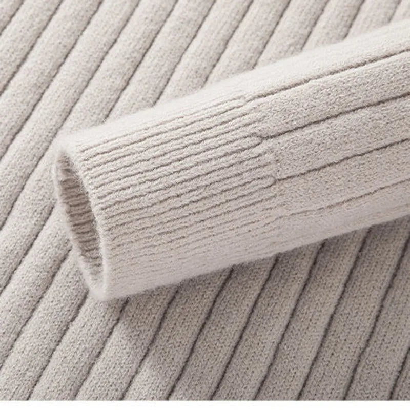 Herren Half-Zip Strickpullover aus Premium-Baumwolle – Hochwertiger Halbzippullover