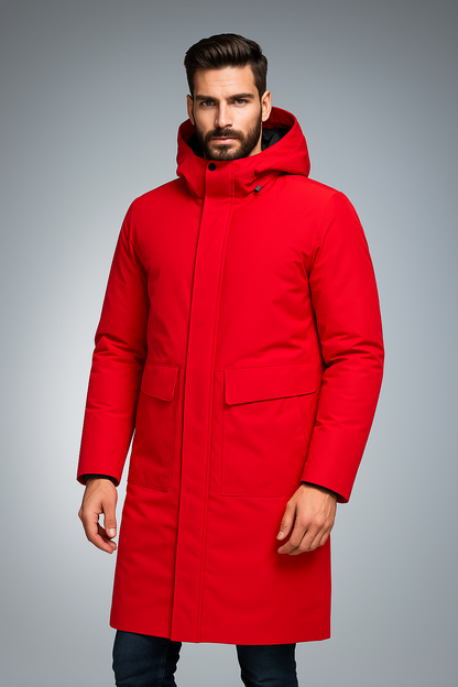 Herren Parka Winterjacke – Warm & Bequem für kalte Tage