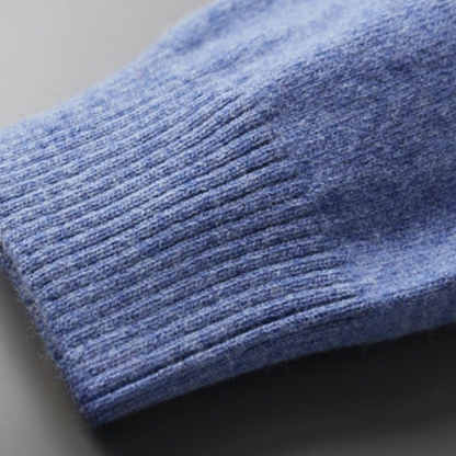 Herren Wollpolo Pullover – Strickpullover mit Polokragen