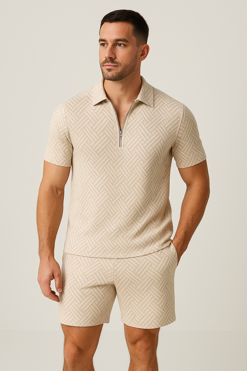 Hugo Sommer-Set für Herren | Modisches Poloshirt mit Bequemer Shorts