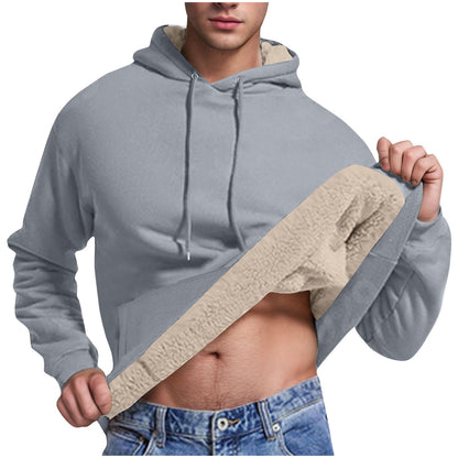 Kuscheliger Kaschmir-Hoodie mit Kapuze für Herren – Stylischer Pullover für den Herbst