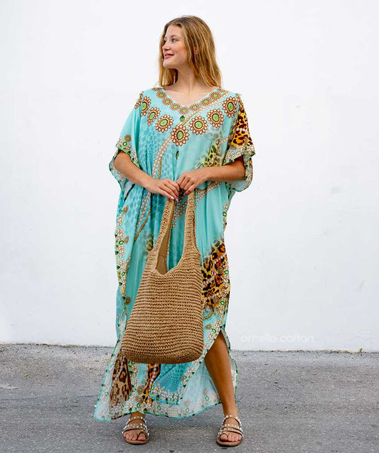 Amina – Edler Damen Kaftan – Luftig, elegant & perfekt für besondere Anlässe
