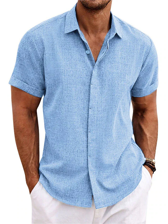 Beautiful Men's Linen Shirt | Airy Summer Shirt in Many Colors & Sizes