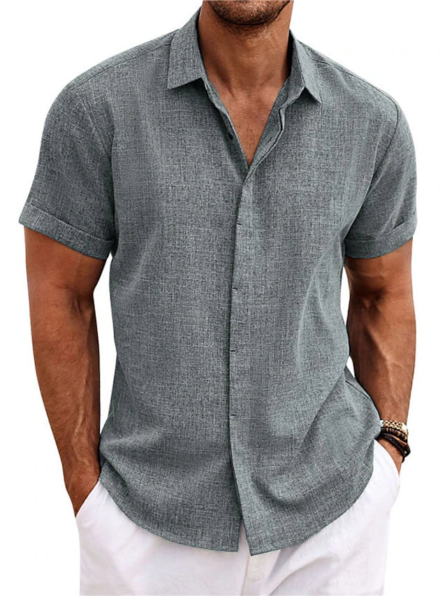 Beautiful Men's Linen Shirt | Airy Summer Shirt in Many Colors & Sizes