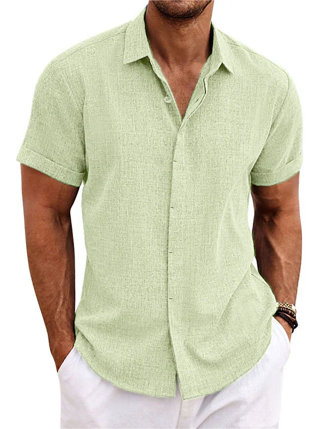 Beautiful Men's Linen Shirt | Airy Summer Shirt in Many Colors & Sizes