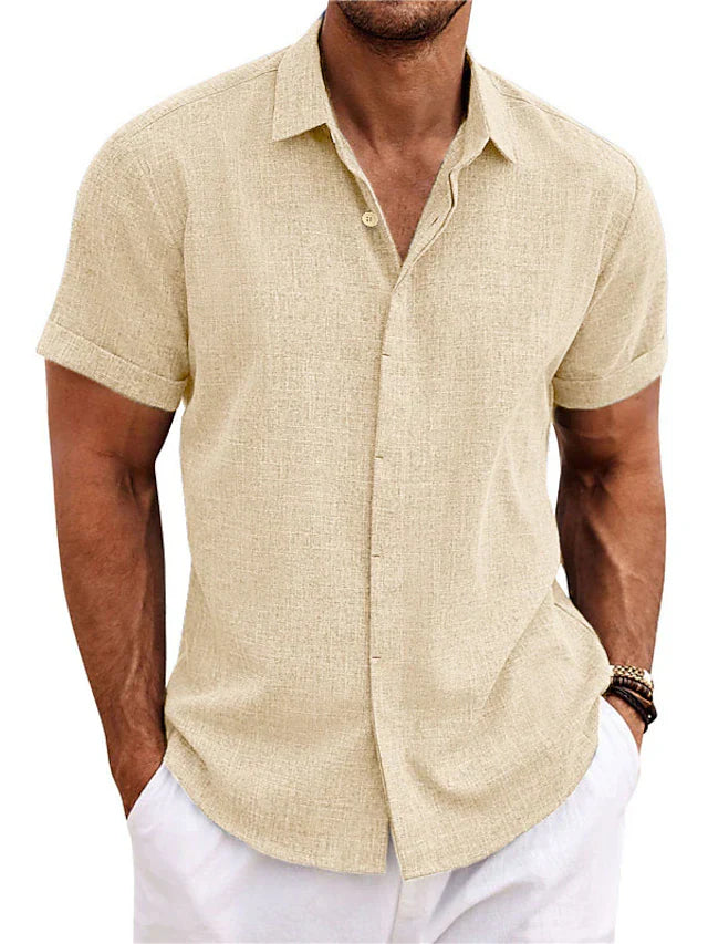 Beautiful Men's Linen Shirt | Airy Summer Shirt in Many Colors & Sizes
