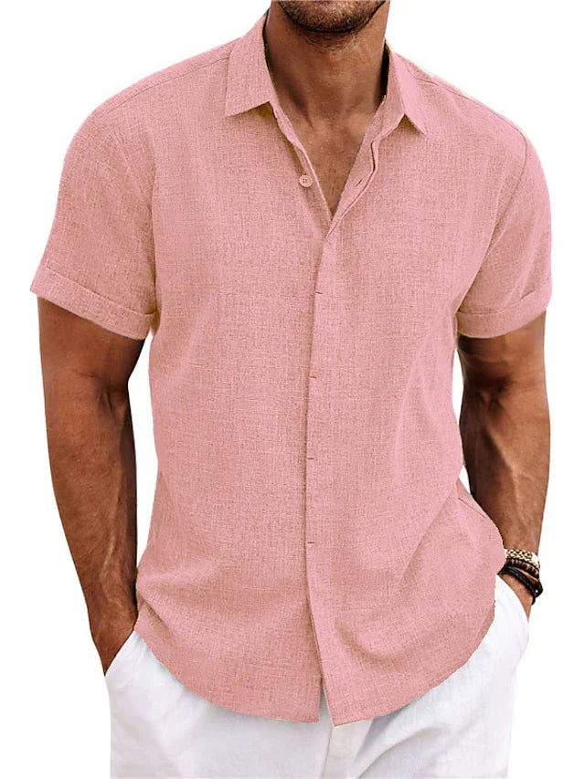 Beautiful Men's Linen Shirt | Airy Summer Shirt in Many Colors & Sizes